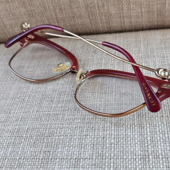 Coach Women Glasses Frame Red/Rose Gold Tone HC5104B Eyeglasses Frame only main image 8